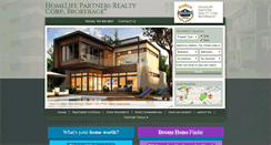 Desktop Screenshot of homelifepartnersrealty.com