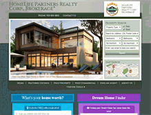 Tablet Screenshot of homelifepartnersrealty.com